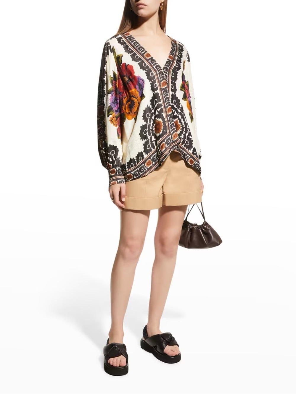 Farm Rio tapestry blouse